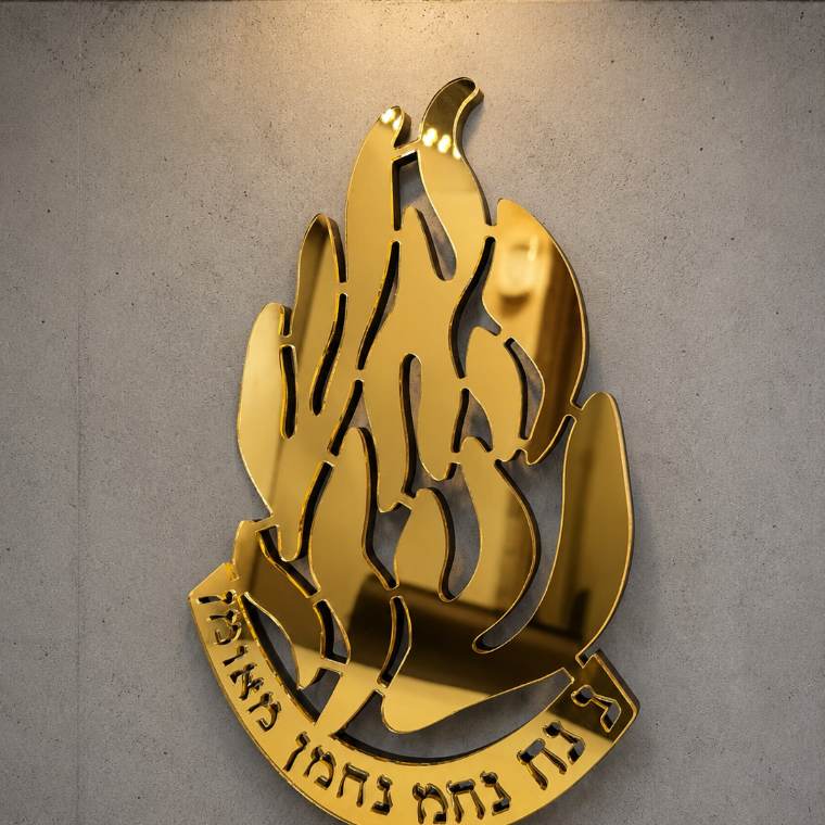 מסגור "האש שלי" לתליה — מוצרי יודאיקה | יָאֵר ירושלים